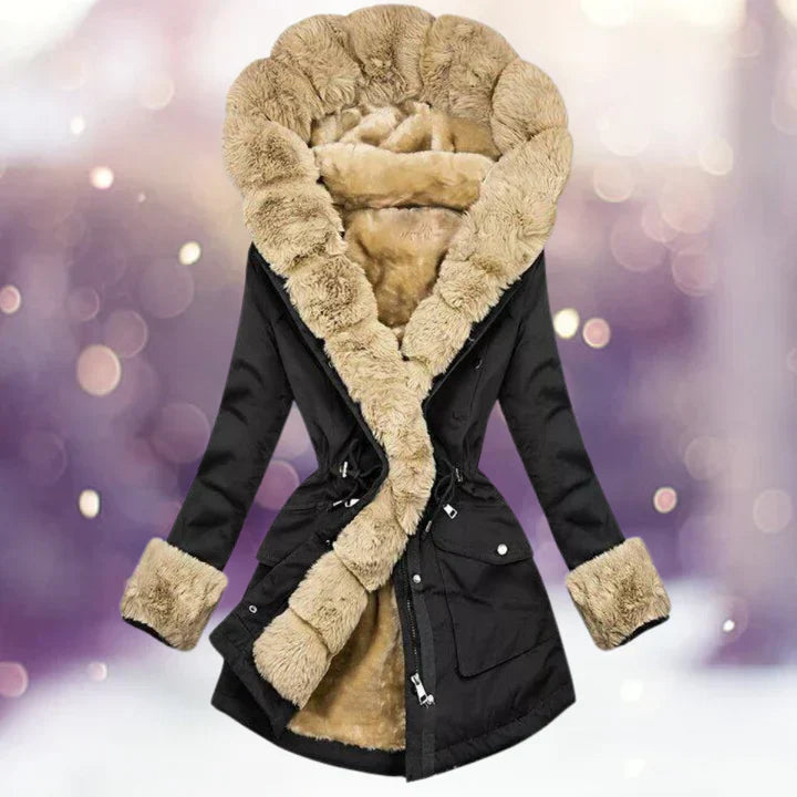Damen Lässig Mit Kapuze Jacke | Winter