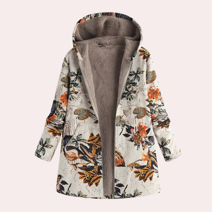 Damen Gedruckt Jacke | Mit Kapuze