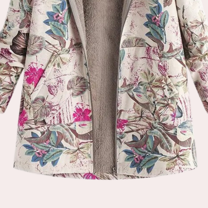 Damen Gedruckt Jacke | Mit Kapuze