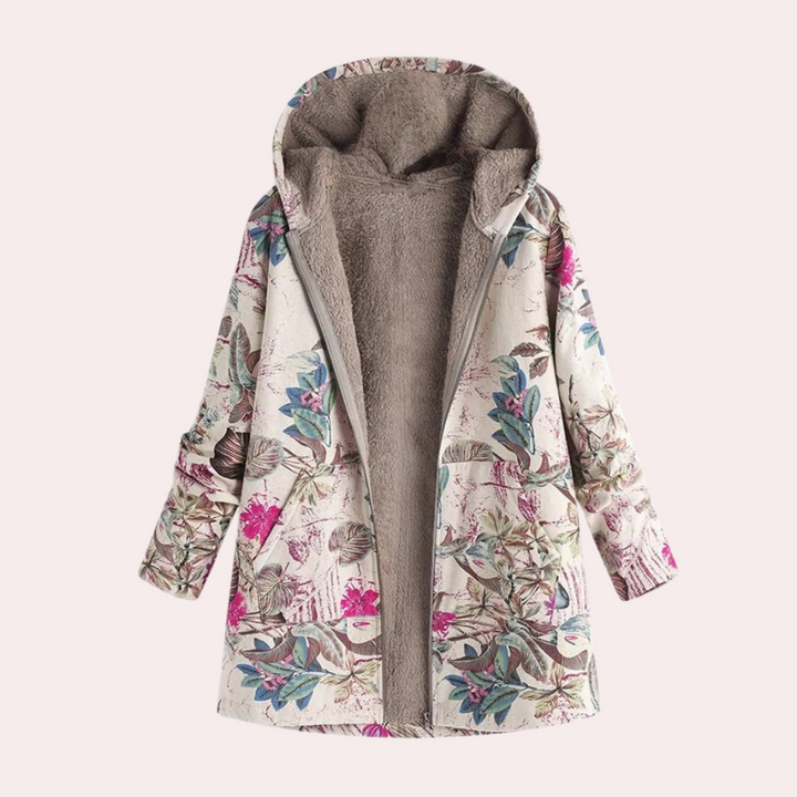 Damen Gedruckt Jacke | Mit Kapuze