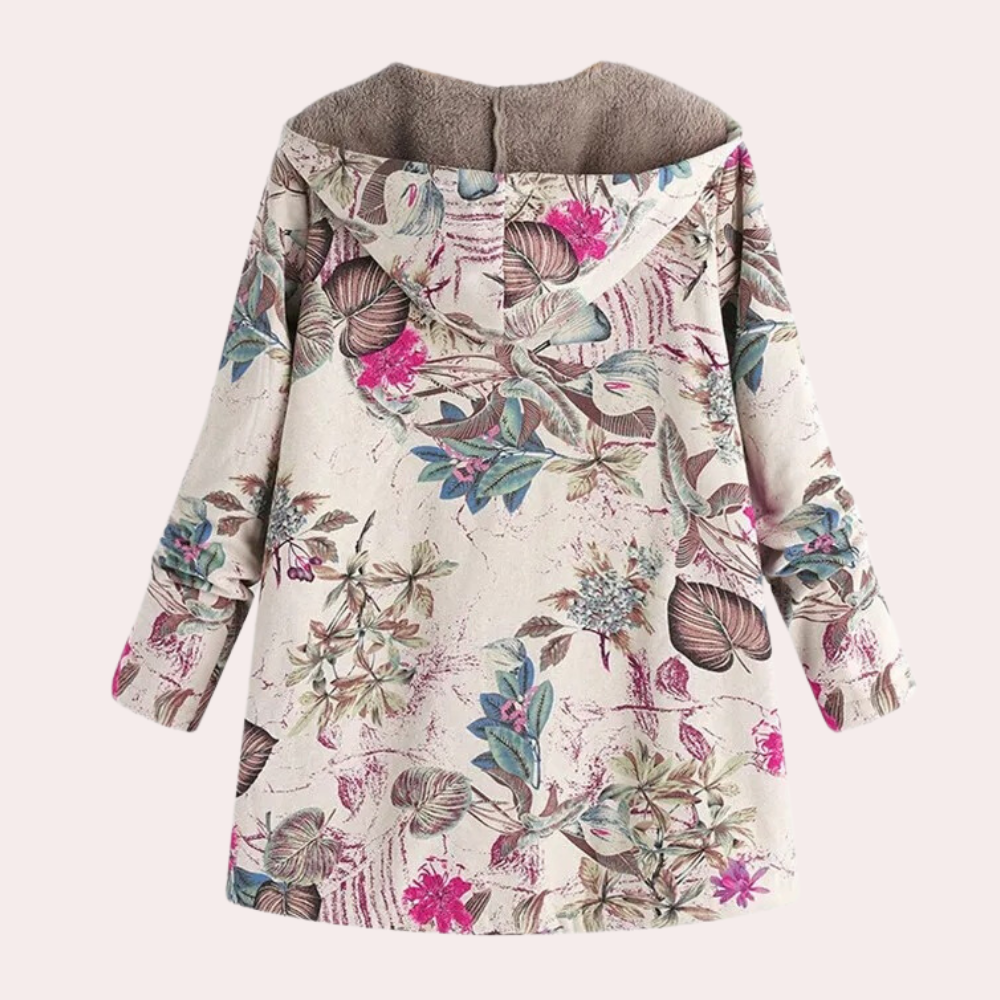 Damen Gedruckt Jacke | Mit Kapuze