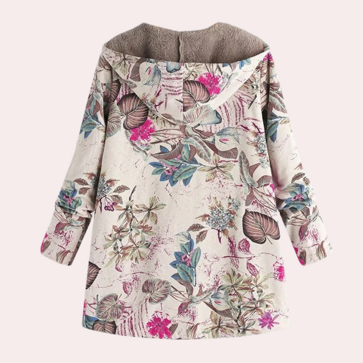 Damen Gedruckt Jacke | Mit Kapuze