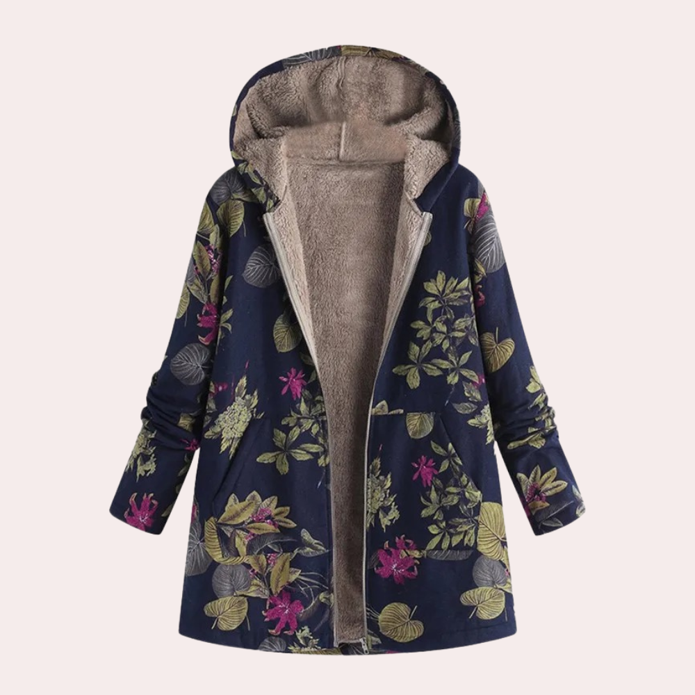 Damen Gedruckt Jacke | Mit Kapuze