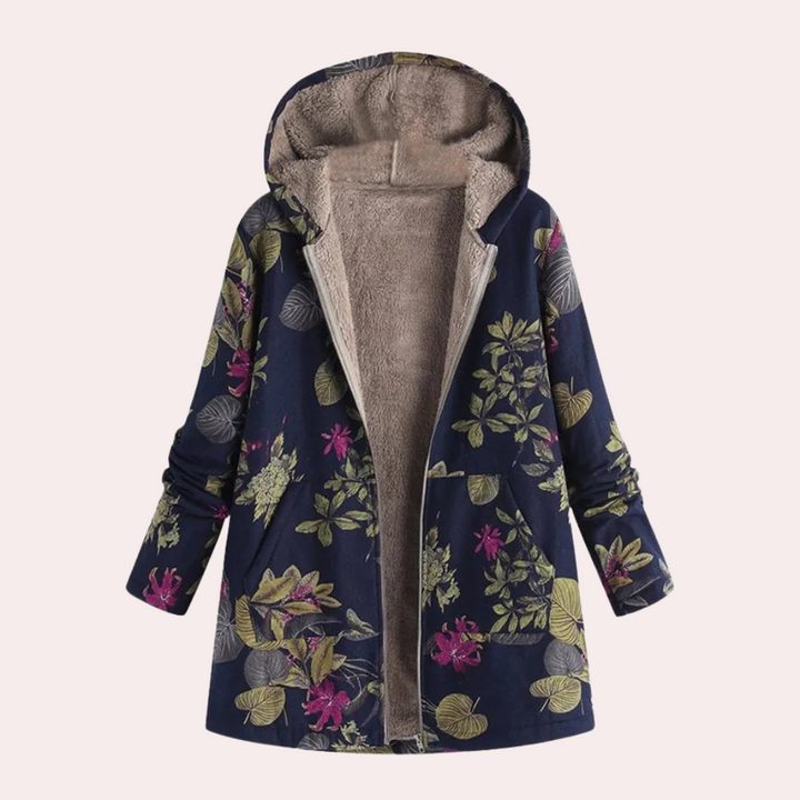 Damen Gedruckt Jacke | Mit Kapuze