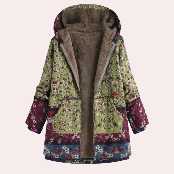 Damen Gedruckt Jacke | Mit Kapuze