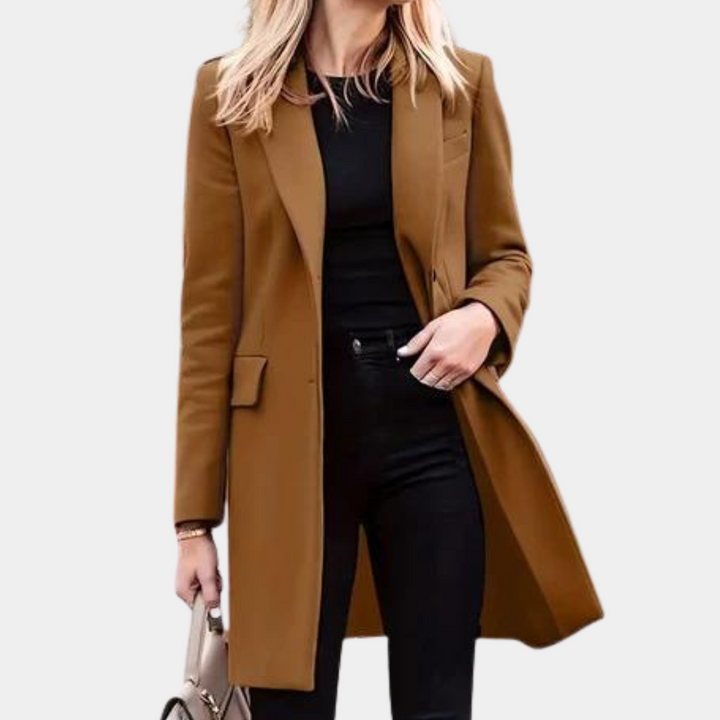 Damen Moderne Trenchcoat | Lange
