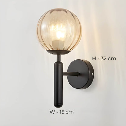 GlobeGlow Moderne Wandleuchte – Kombiniert Design und Praktikabilität für jeden Raum.