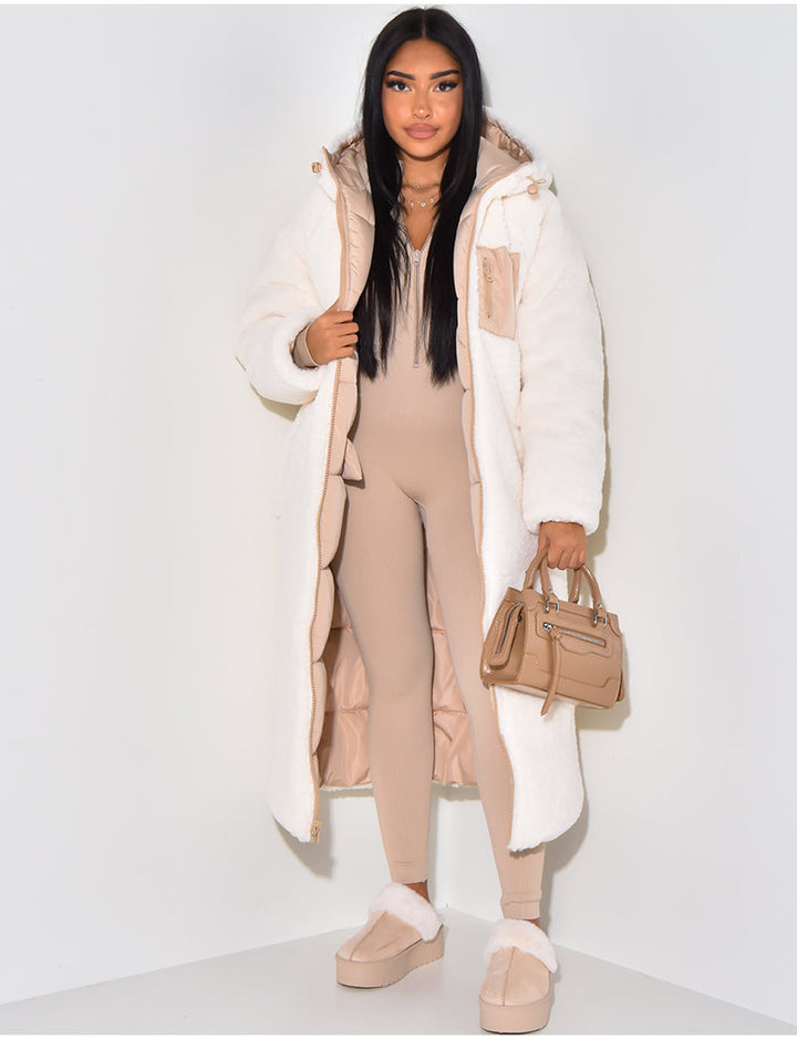 Lang Fleecejacke Damen | Warm Gefüttert