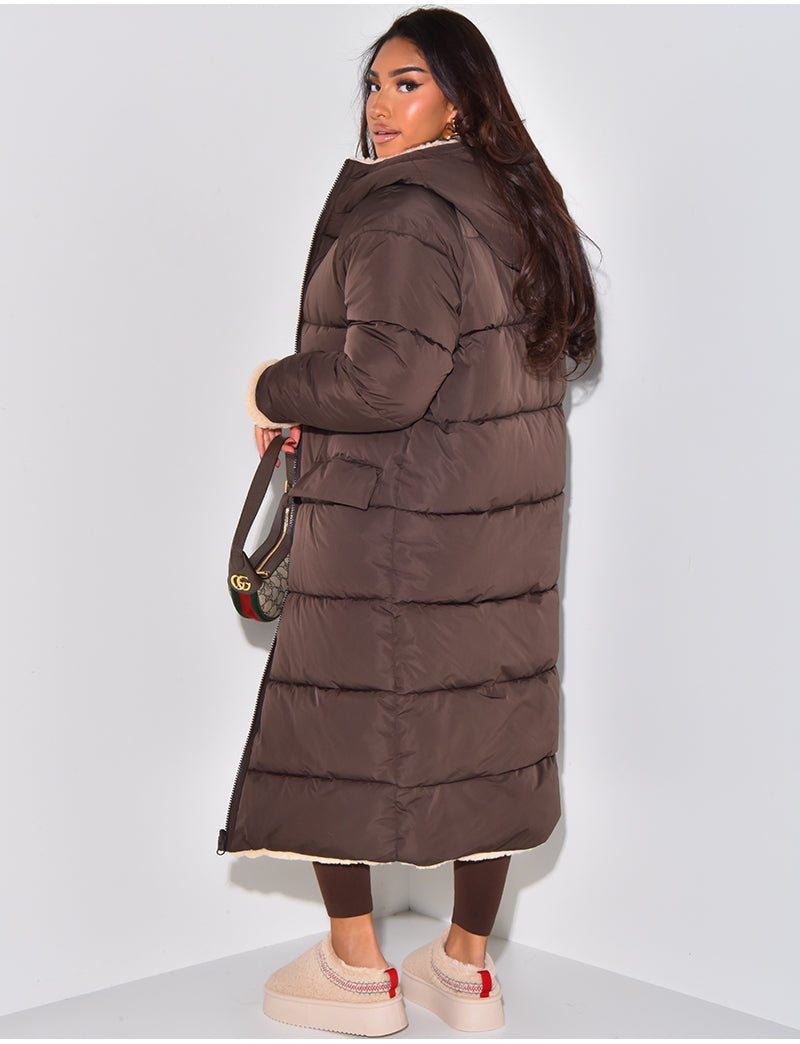 Lang Fleecejacke Damen | Warm Gefüttert