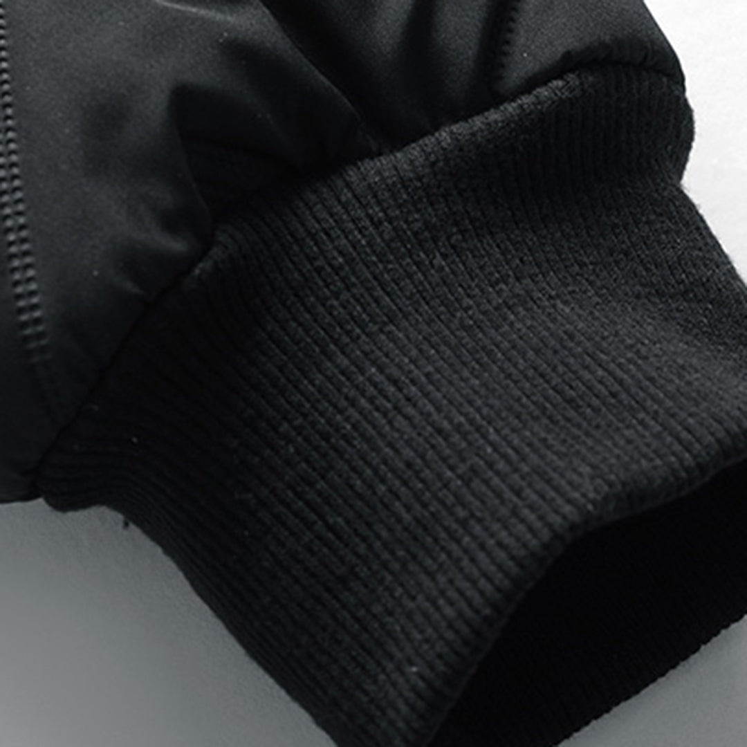 Herren-warmjacke Mit Langen Ärmeln | Reißverschlusstasche