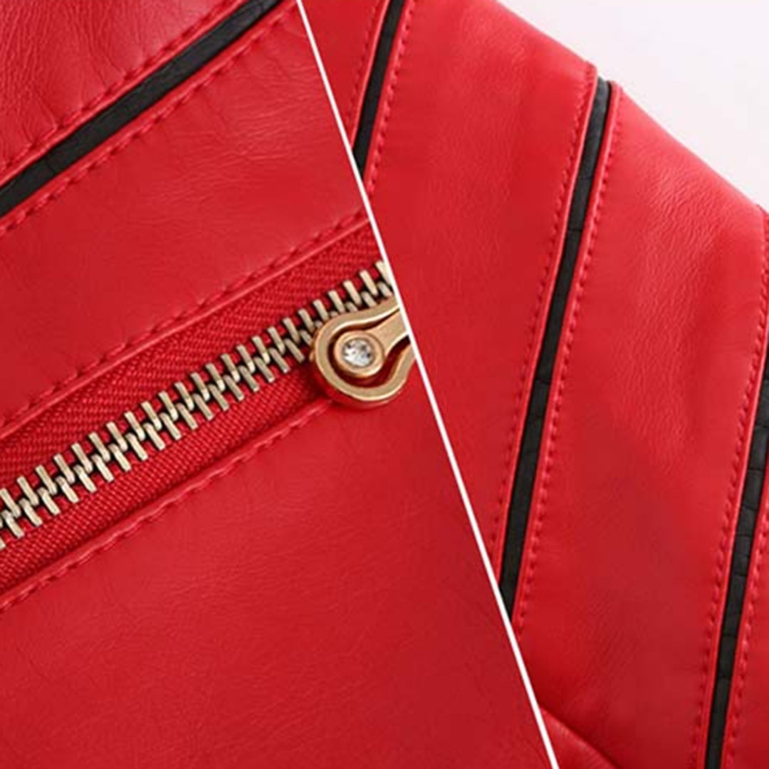 Damen Mode Jacke | Asymmetrischer Reißverschluss