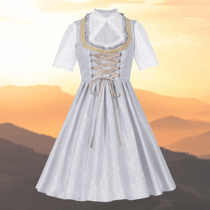 Elegantes Oktoberfest Dirndlkleid Mit 3/4-ärmeln Für Damen