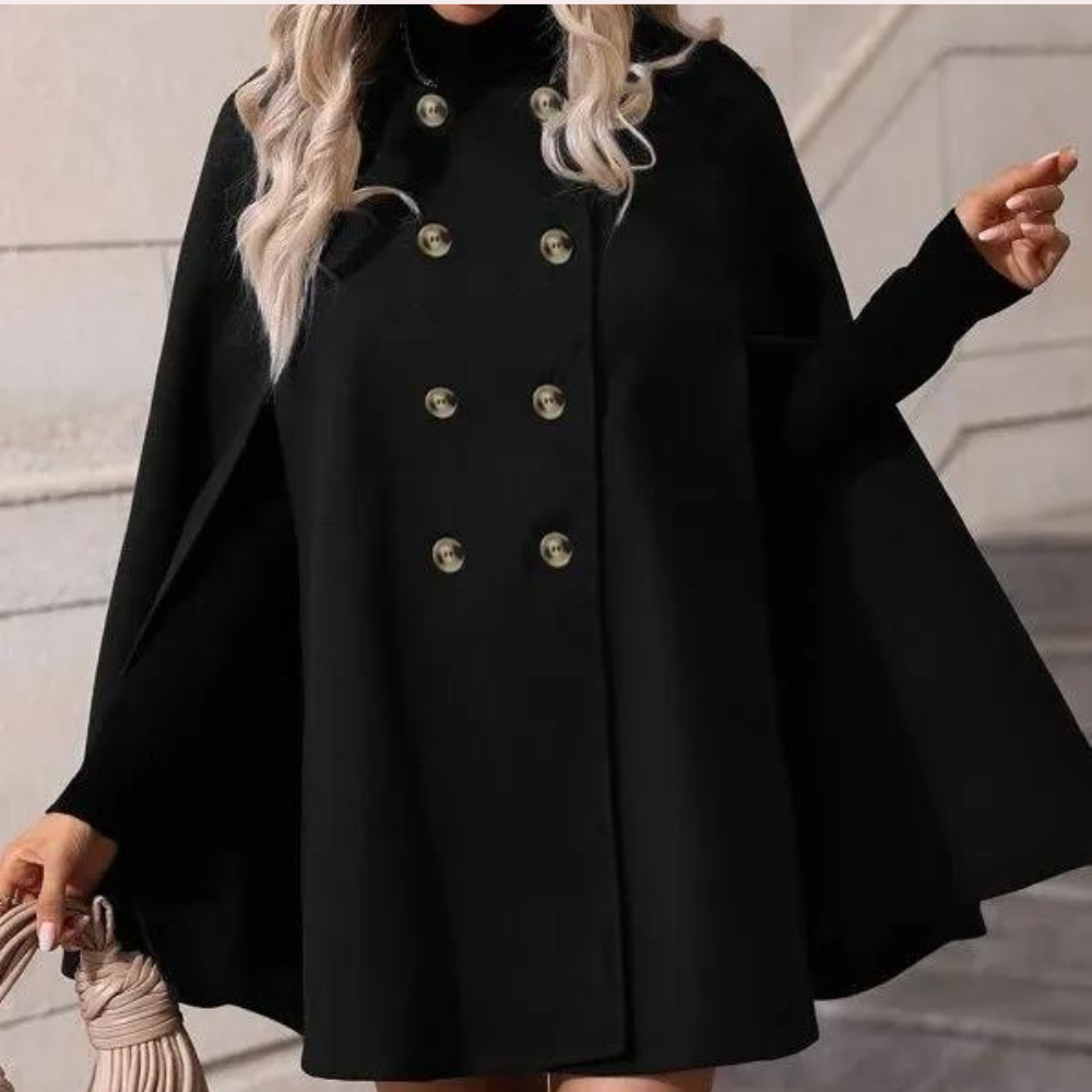 Damen Gemütliches Kap Mantel | Mode