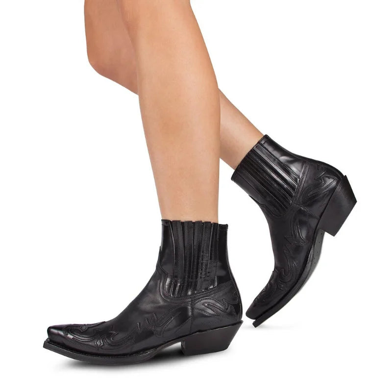 Cowboy Winterstiefel Damen | Spitz