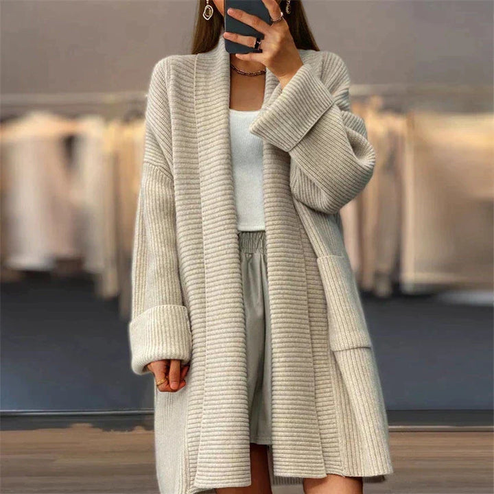 Damen Lang Strickjacken | Warme