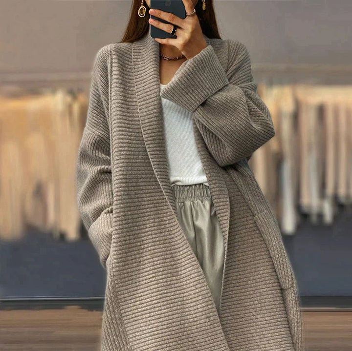 Damen Lang Strickjacken | Warme