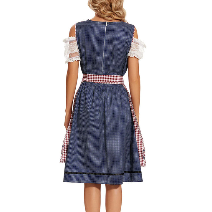 Damen Mode Blau Oktoberfest Kostüm