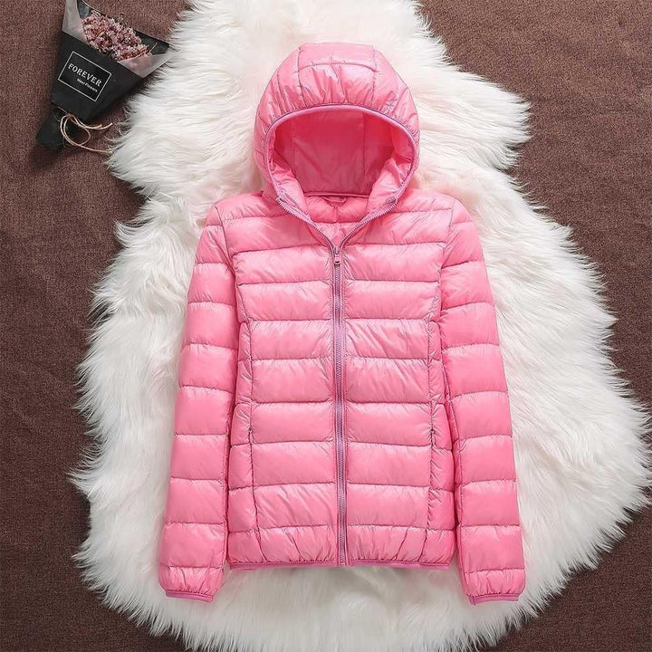 Verpackbar Daunenjacke Damen | Puffer