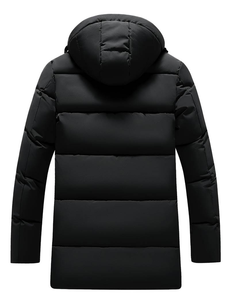 Herren Gesteppter Winter Jacke | Lang