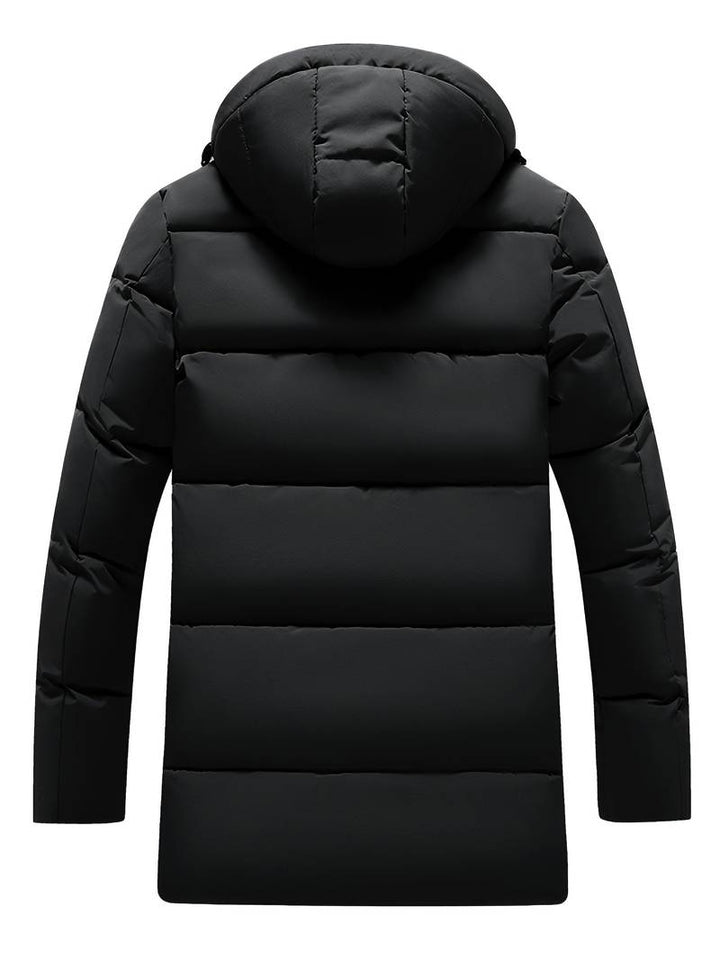 Herren Gesteppter Winter Jacke | Lang