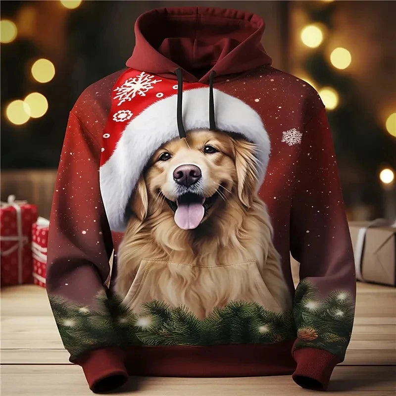 Stilvoll Weihnachtkapuzenpullover Herren | Winter