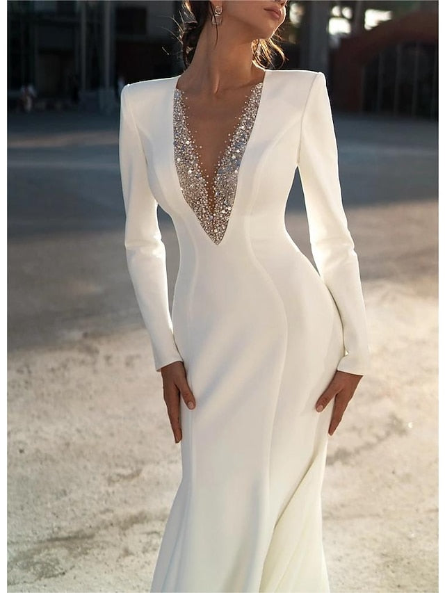 Damen Meerjungfrau Braut Kleid | Maxi