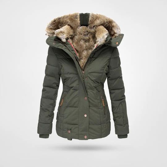 Damen-Winter-Daunenjacke | Warme