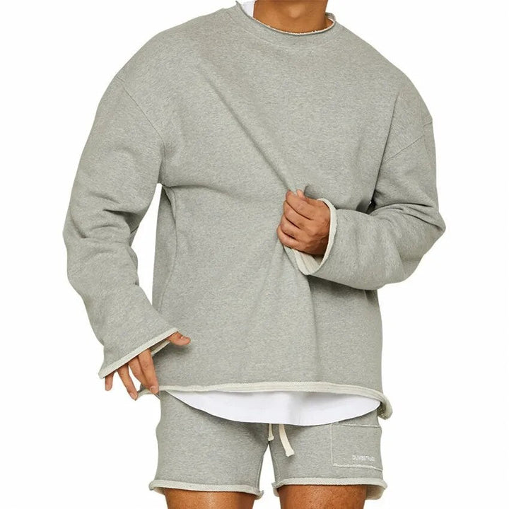 Herren-Sweatshirt in Übergroß Passform | Lässig