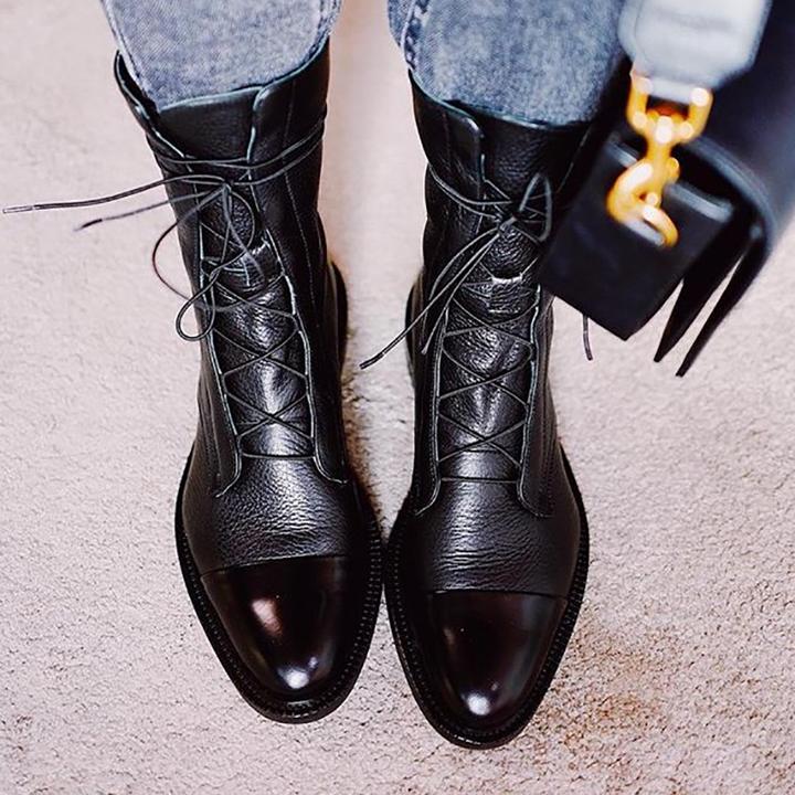 Stilvoll Winterstiefel Damen | Niedriger Absatz