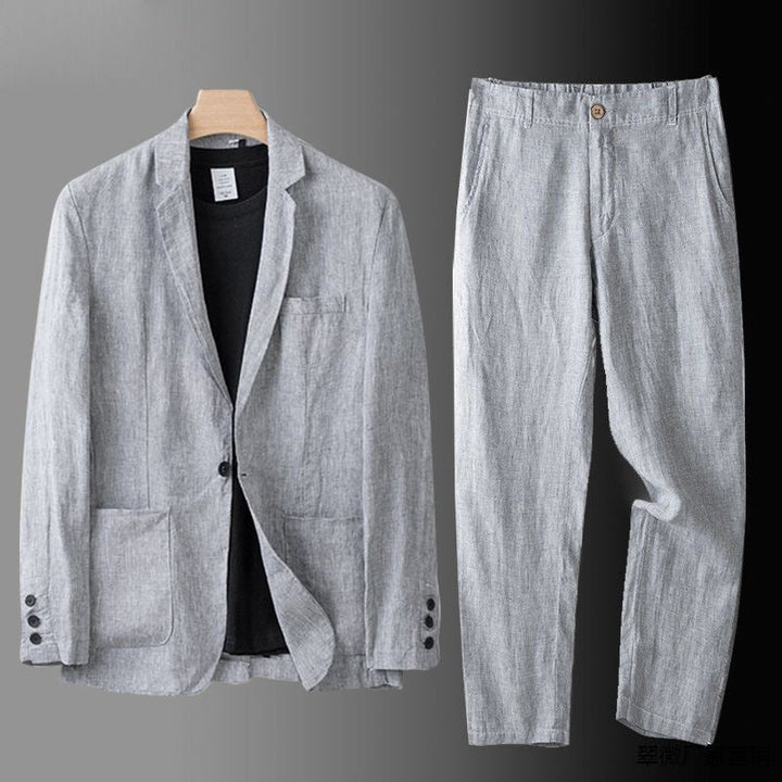 Herren Lässig 2-Teiliges Hochzeitsgast Anzug Set | Leichtes