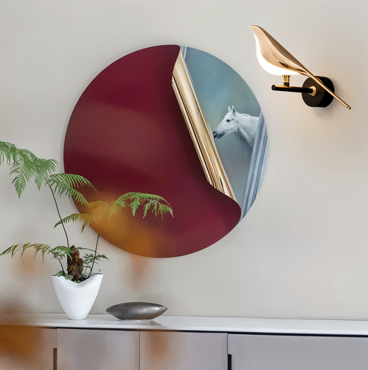LumeBird – elegante Vogel-Wandleuchte für zeitlose Wohnraumgestaltung.