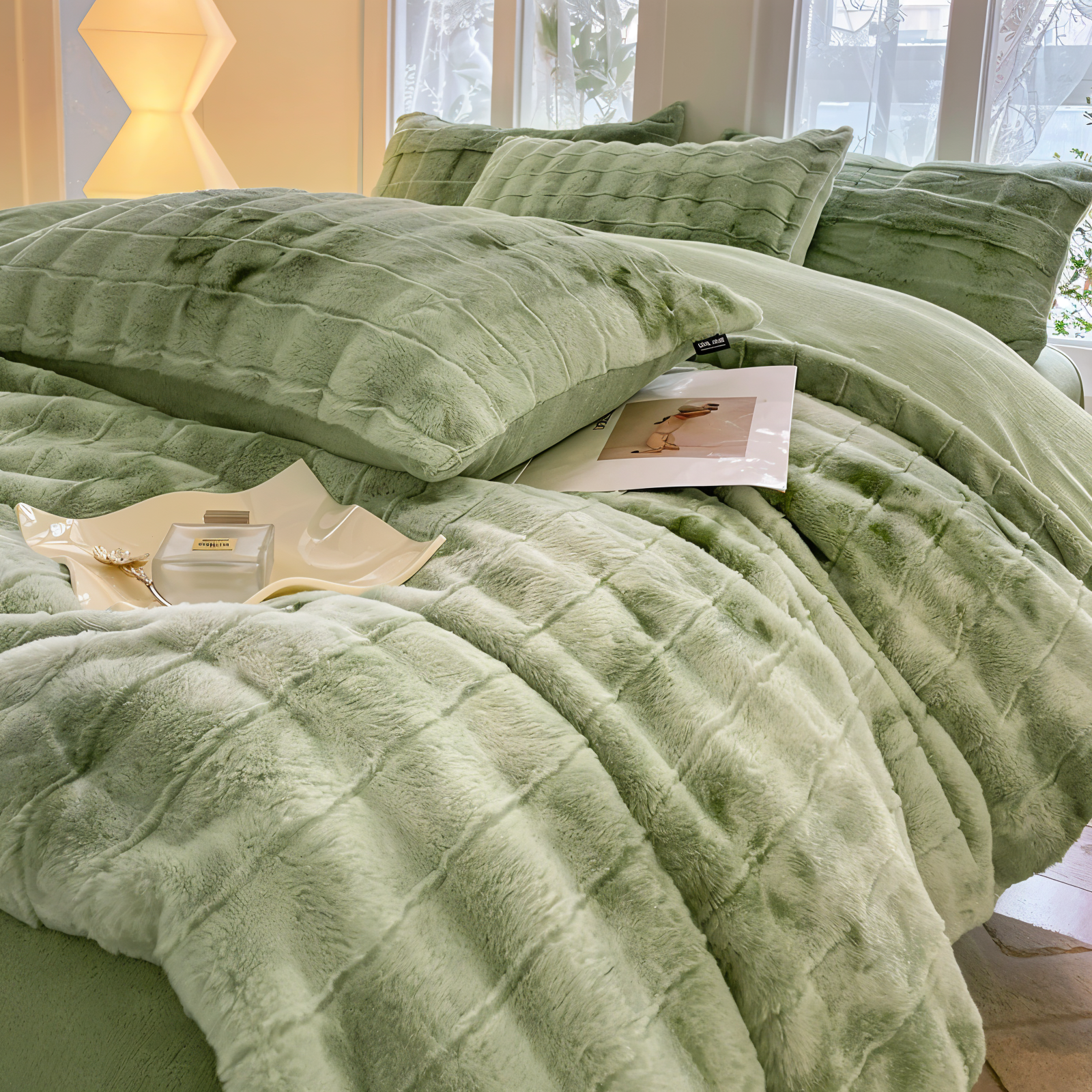 Ihr Schlafzimmer Komfort Luxu Bettwäsche-Set Für Stilvoller steigert den Schlafkomfort und unterstützt ein angenehmes Raumklima.