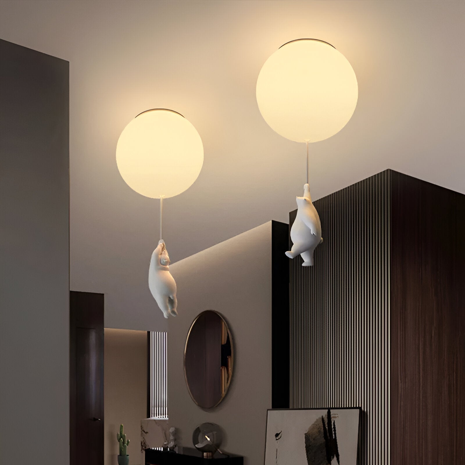 Kreative Bär-Lampen von PolarGlow – perfekte Kombination aus Licht und Kunst.