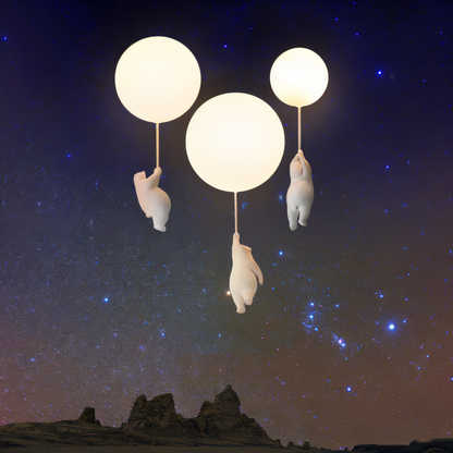 PolarGlow – stilvolle und kunstvolle Bär-Lampen für moderne Wohnräume.