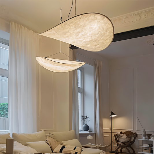 LunaCloud Pendelleuchte – elegante Beleuchtungslösung für moderne Wohnräume.