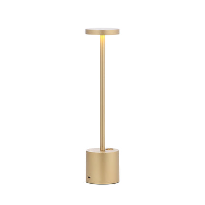 Zeitgenössische LED-Lampe mit minimalistischem und schlichtem Stil.