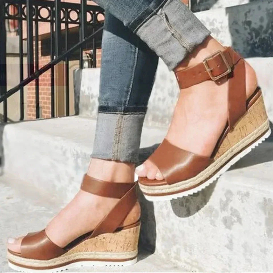 Offene Keilsandalen Für Damen | Sommer