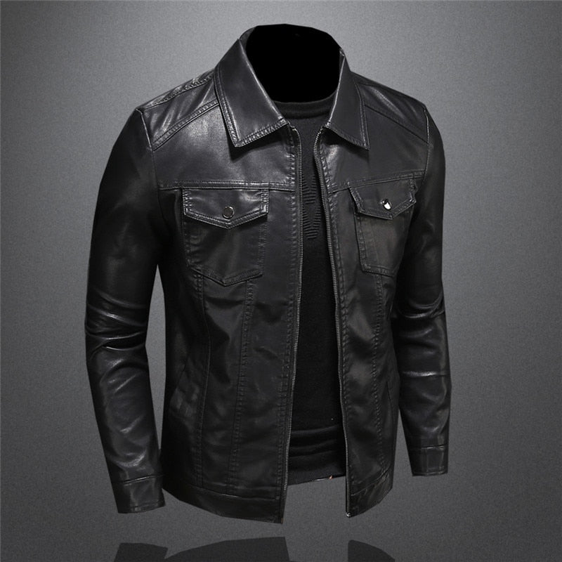 Herren Stilvoll Jacke | Reißverschluss