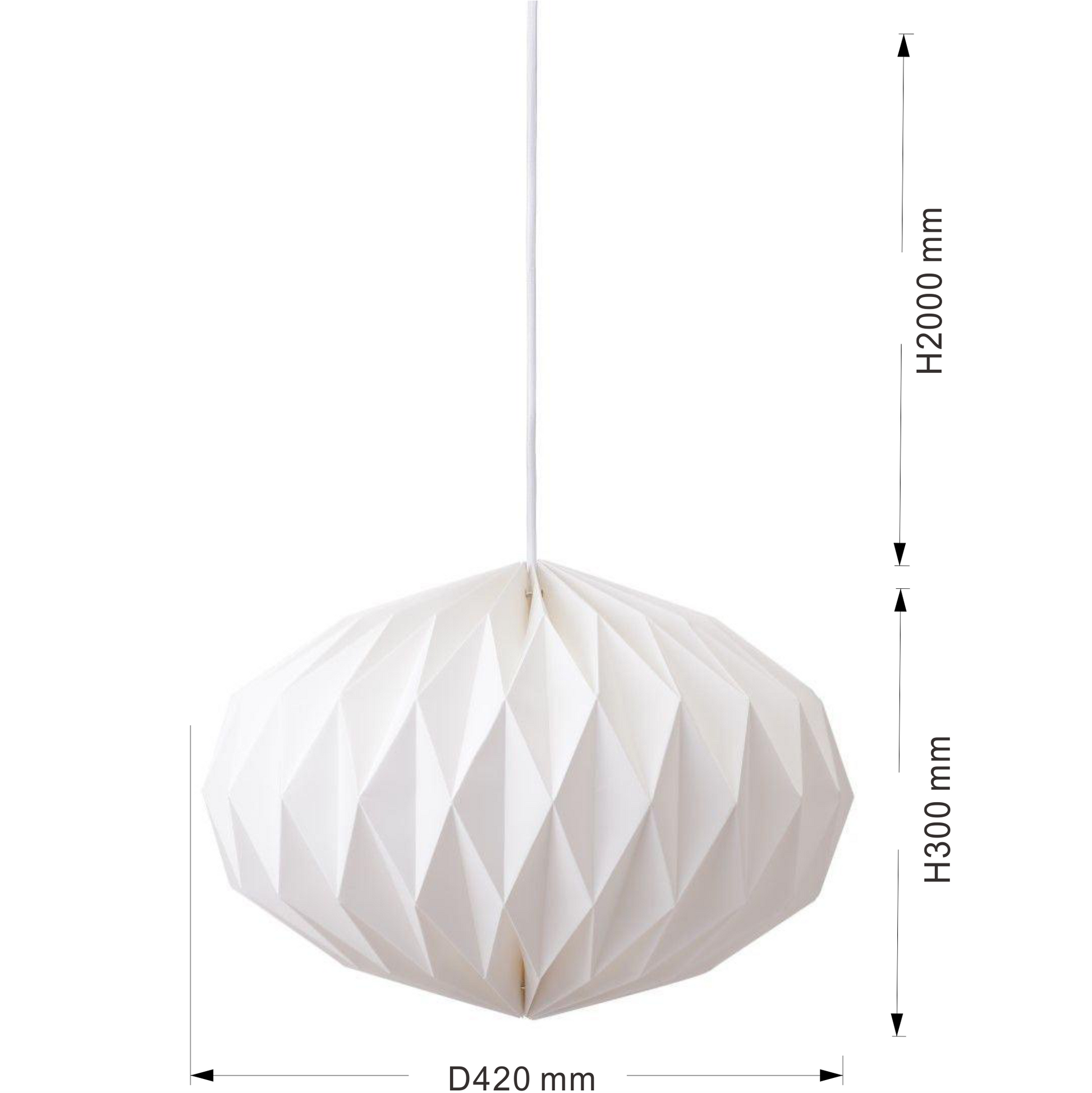 Designorientierte Pendellampe mit sanfter Lichtverteilung.