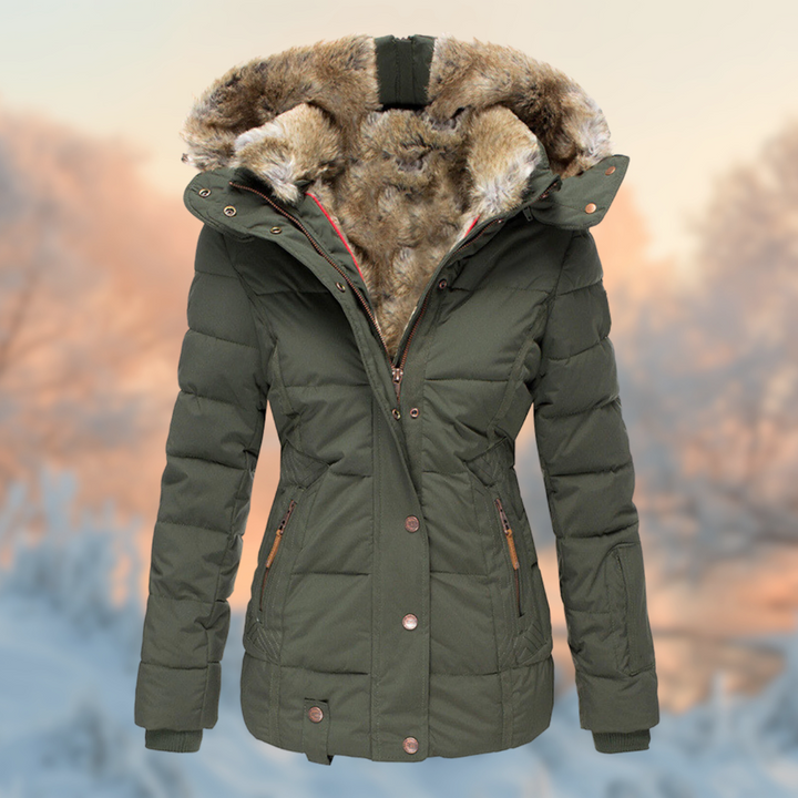 Gefütterte Winterjacke für Damen | Warm