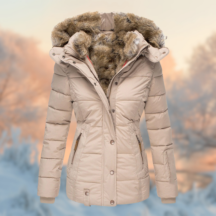 Gefütterte Winterjacke für Damen | Warm
