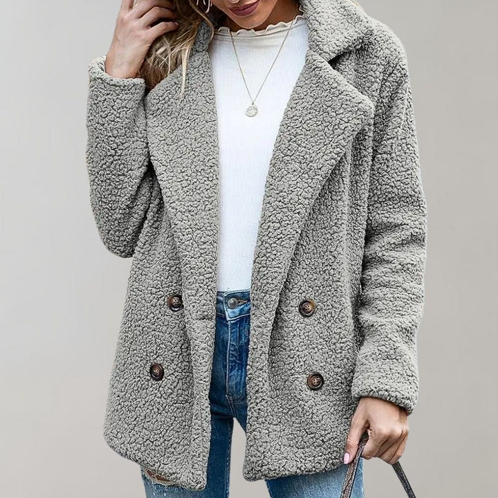 Damen Klassisch Teddy Jacke | Lange