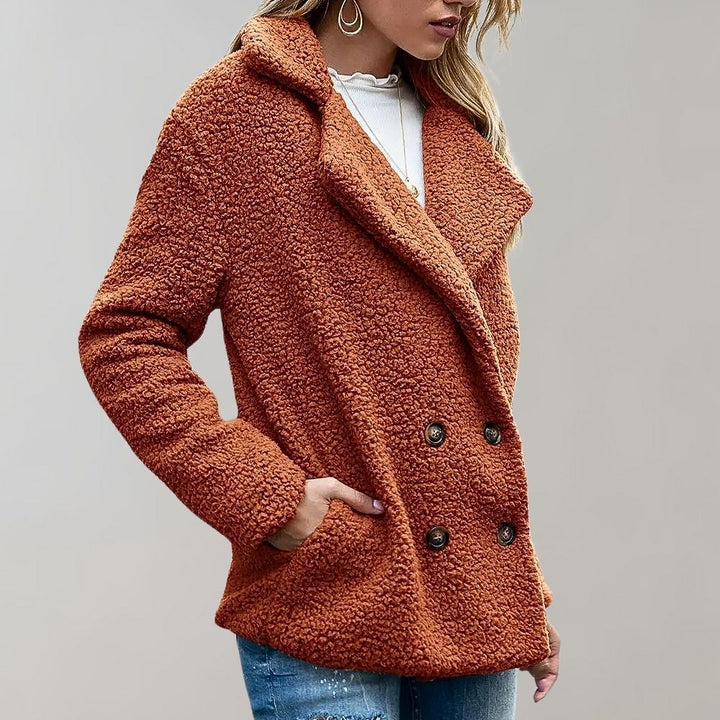 Damen Klassisch Teddy Jacke | Lange