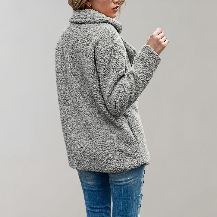 Damen Klassisch Teddy Jacke | Lange