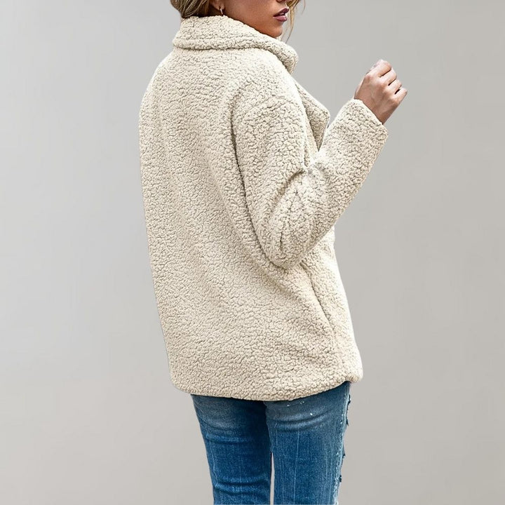 Damen Klassisch Teddy Jacke | Lange