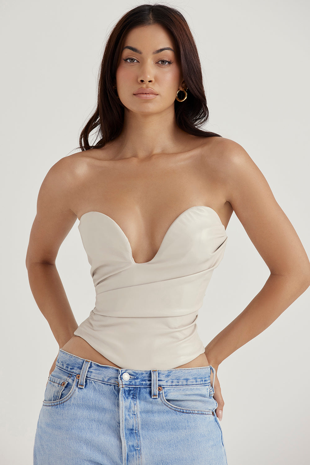 Damen Korsetttop | Ärmellose