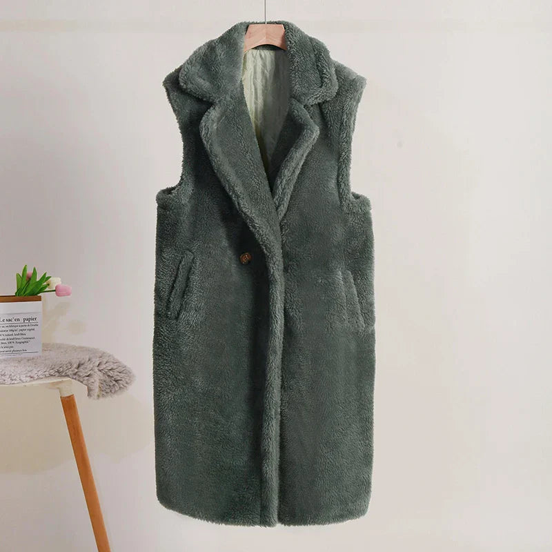 Damen Lang Weste | Warme