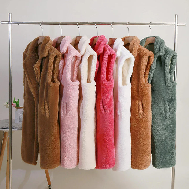 Damen Lang Weste | Warme