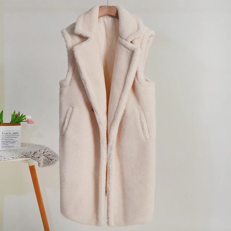 Damen Lang Weste | Warme