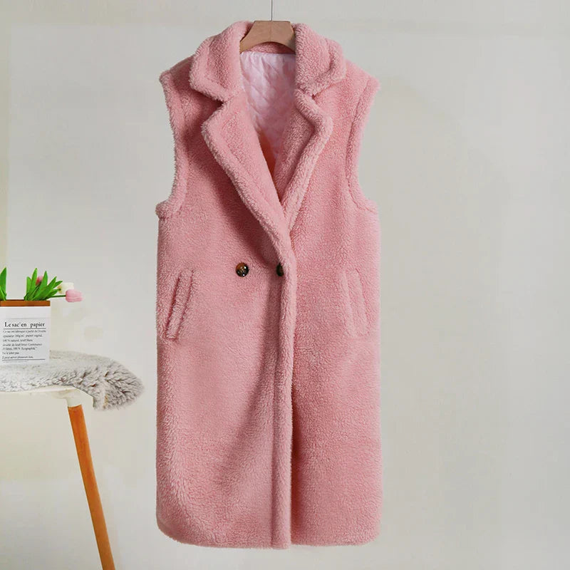 Damen Lang Weste | Warme